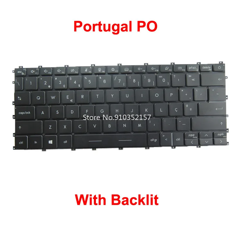 Imagem -03 - Teclado Retroiluminado para Msi Summit Reino Unido fr ru cs sw Bélgica E13 Flip Evo A11mt Ms13p2 Suíça Portugal Turquia E13 Flip Evo-a11m