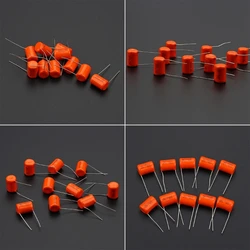 10Pcs Orange Drop Capacitors Tone Caps Guitar Tone Capacitor Lightweight Electric Guitar Capacitor 200V 715P .047uf