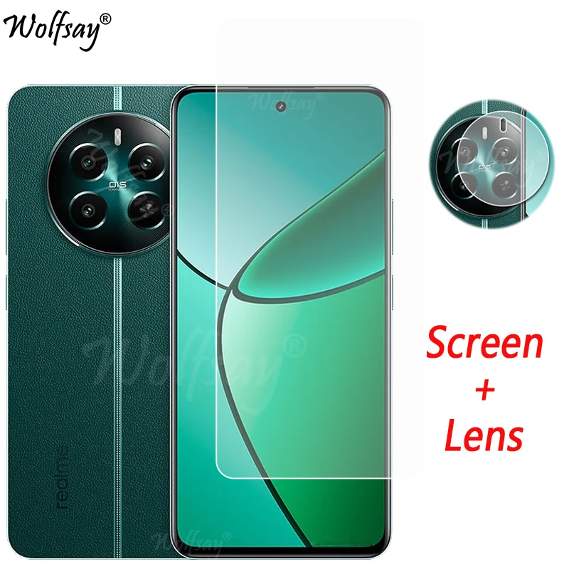 Camera Lens Protector For Realme 12 Plus Screen Protector Tempered Glass For Realme 12 Plus 12+ Glass For Realme 12 Plus Glass