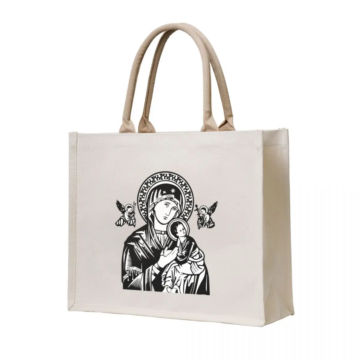 

Our Lady Of Perpetual Help Tote Bag sac pour femme hand bags shopping trolley bag