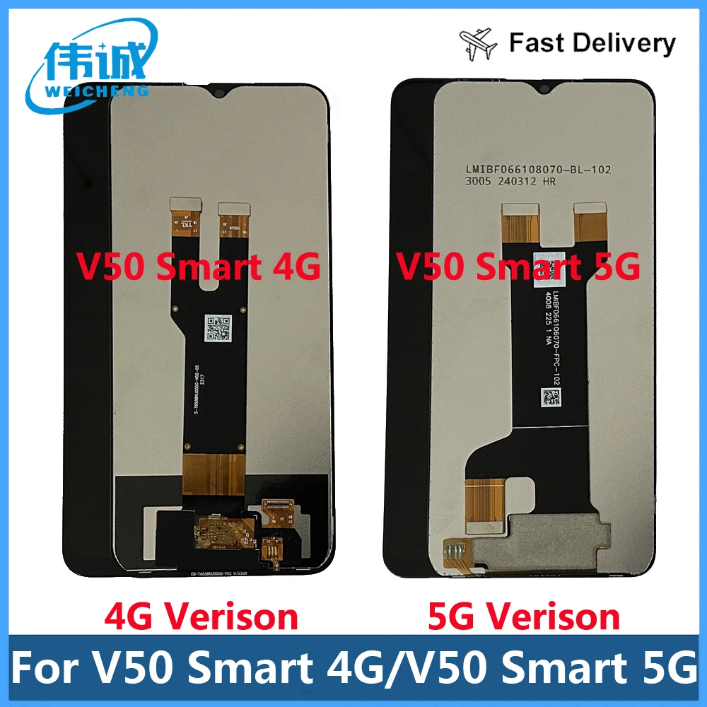 

For ZTE Blade V50 Smart 4G 7060 LCD Display Touch Screen Sensor Digitizer Assembly For ZTE Blade V50 Smart 5G LCD Repair Parts