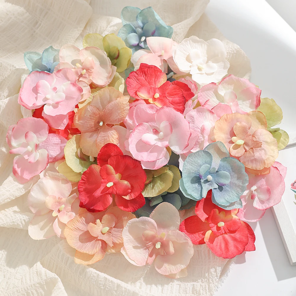 10 قطعة رؤوس الزهور الاصطناعية 8 سنتيمتر الزهور وهمية للمنزل غرفة ديكور حديقة الزفاف الديكور لوازم الحفلات جارلاند اكسسوارات