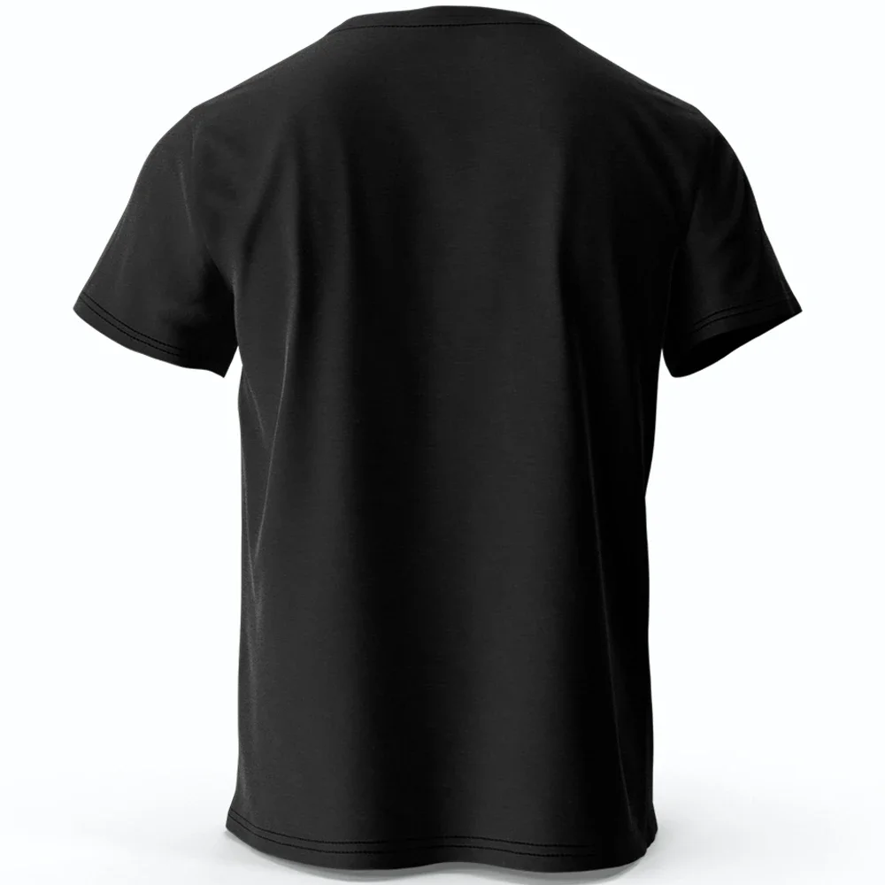 Focus Letter Minimalist Style 100% Cotton T-Shirt, Lightweight Round Neck Short Sleeve Tee, Perfect for Men & Women
