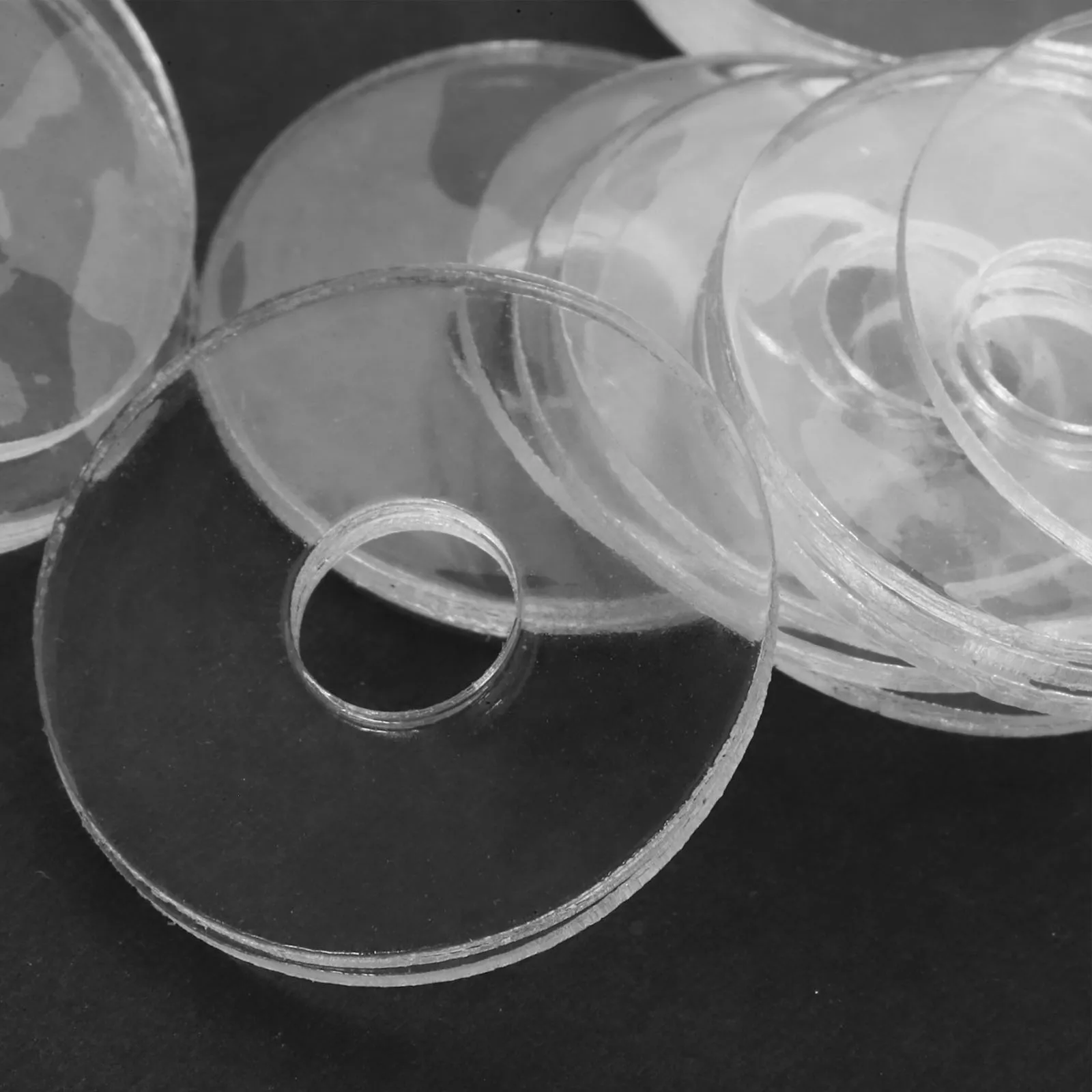 50 pçs juntas transparentes 0 79 Polegada arruelas de vinil para parafusos anel de vedação anti solto maçaneta da porta do chuveiro componente de ferragem