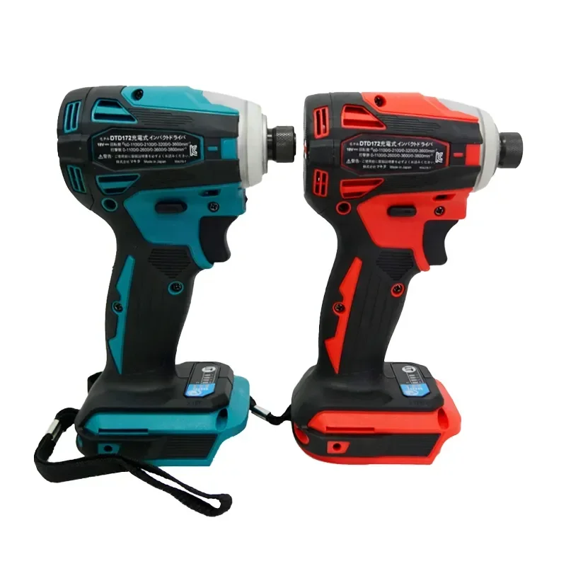 Makita-Brushless Cordless Impact Driver, DTD172, 180NM, LXT, 18V, BL, Ferramentas elétricas, Motor, Furadeira elétrica, Madeira, EU, T-Mode,