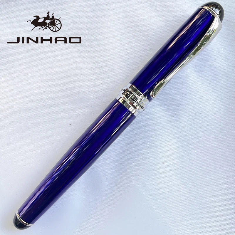 1 STKS 750 Kantoor Luxe Collectie Cadeau Zilveren Trim Metalen Busienss Roller Schrijfpen