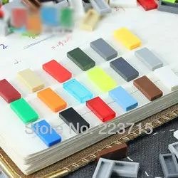 3069 100pcs *Flat Tile 1x2* DIY enlighten block bricks compatible with other brand parts