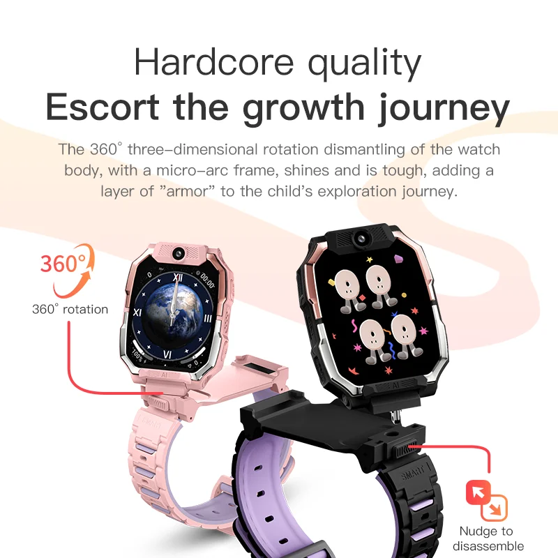 GPS Smartwatch Smart Watch HW Z10 Kids Child Tracker 5G SIM Card 4G Boy Girl SOS Button 800mAh Battery HD Video Calls Wifi