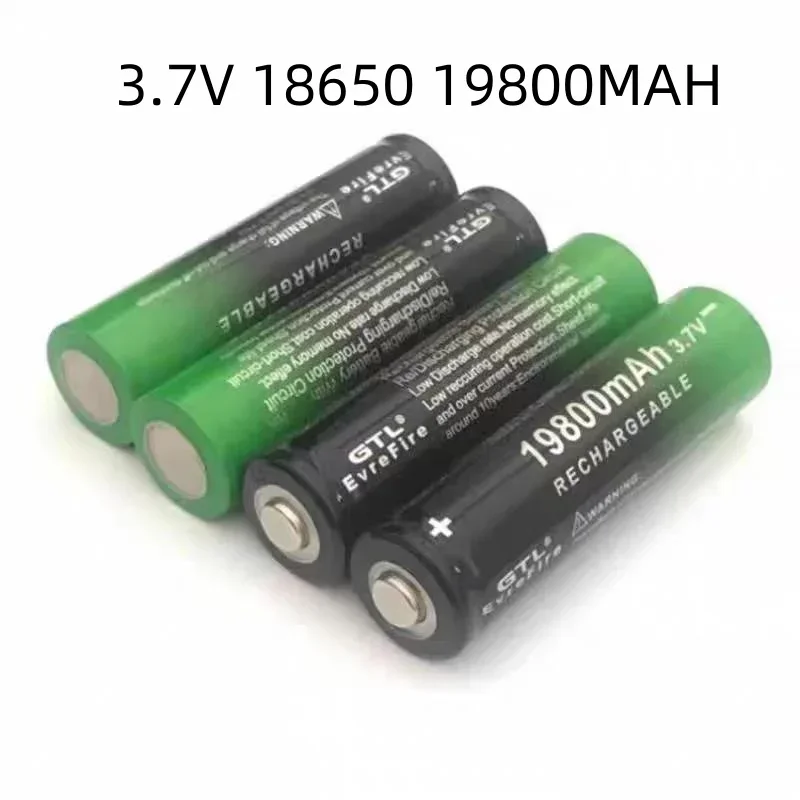 18650 Li-Ion battery19800mAh rechargeable battery 3.7V for LED flashlight flashlight or electronic devices battery