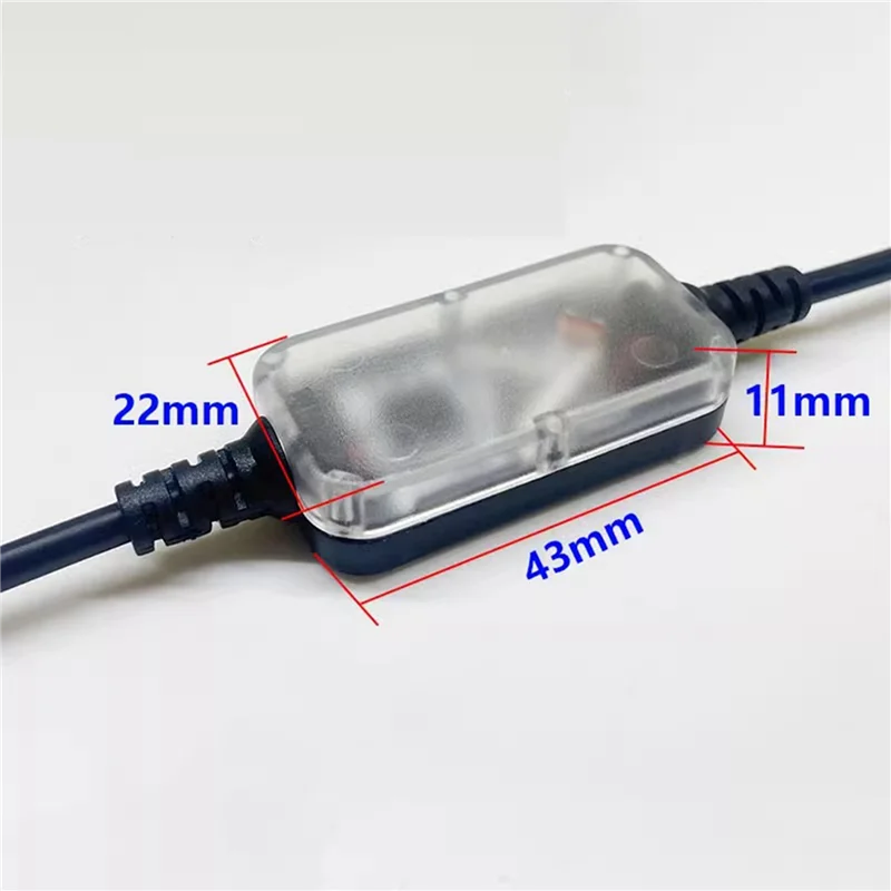 AAAEL-2X Sensore di luce DC 5V 12V Cavo USB Cavo sensore di luce automatico diurna per la sicurezza domestica e l'illuminazione