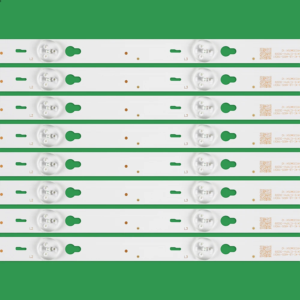 LED 백라이트 스트립 (8), THOMSON 48FA3203 B48A538U B48A858U LE48M4S10 48FS3750 L48F3800A LVF480CS0T B48A838U 48FA3203 48FU4243