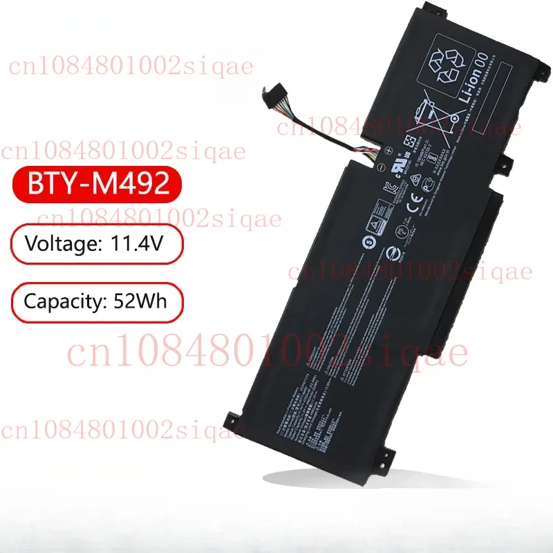 

BTY-M492 Аккумулятор для ноутбука MSI BRAVO 15 B5DD,Katana GF66 12UGS 11UC GF76 11SC 11UE,Pulse GL66 11DUK 11UEK GL76,SWORD 17 A11UD%1