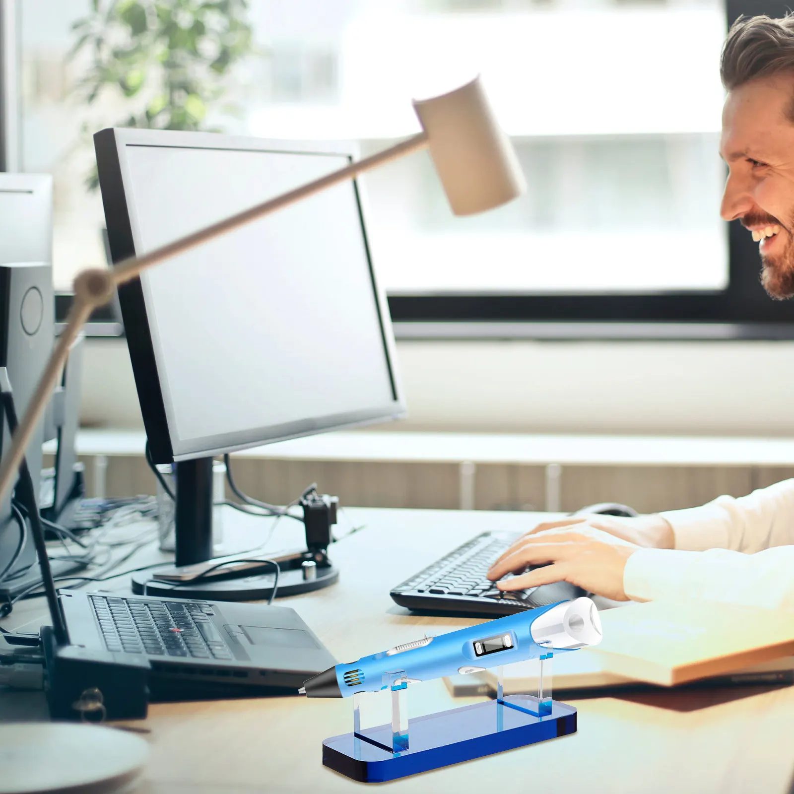 

Подставка-держатель для 3D-ручки - Прочная акриловая подставка-органайзер для настольного крепления и хранения