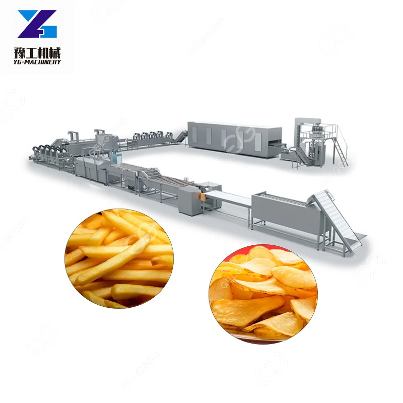 Gelgoog 300Kg/H Complete Potato Chips Making Machine Price Production Line For Potato Chips Production