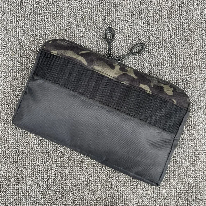 Outdoor Sports Tactical Vest Front Panel Pouch Bag Insert Samll/ Half Pocket Built in Zipper Bag