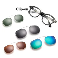 Johnny Depp Lemtosh gafas de sol polarizadas Clip-on hombres mujer marca de lujo gafas Vintage