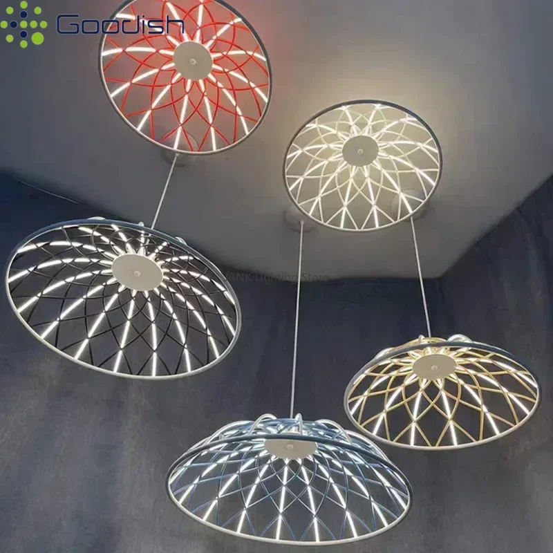 Vintage minimalistische Skynest-Pendelleuchten aus Metallgeflecht, handgestrickt, LED-Pendelleuchten, Kunst-Innenlampen für Schlafzimmer, Heimdekoration, Kronleuchter