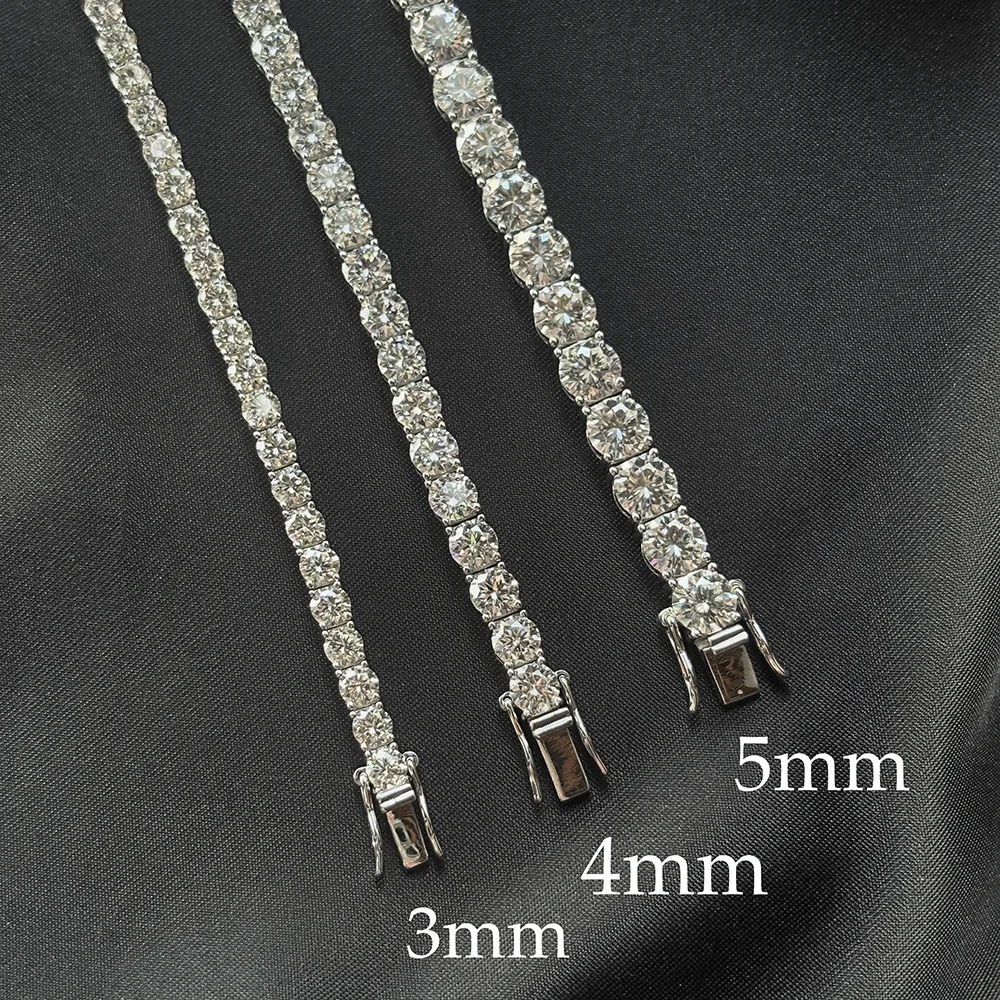 Thumbnail 4 - #46 Latest Moissanite Tennis Bracelets Offers