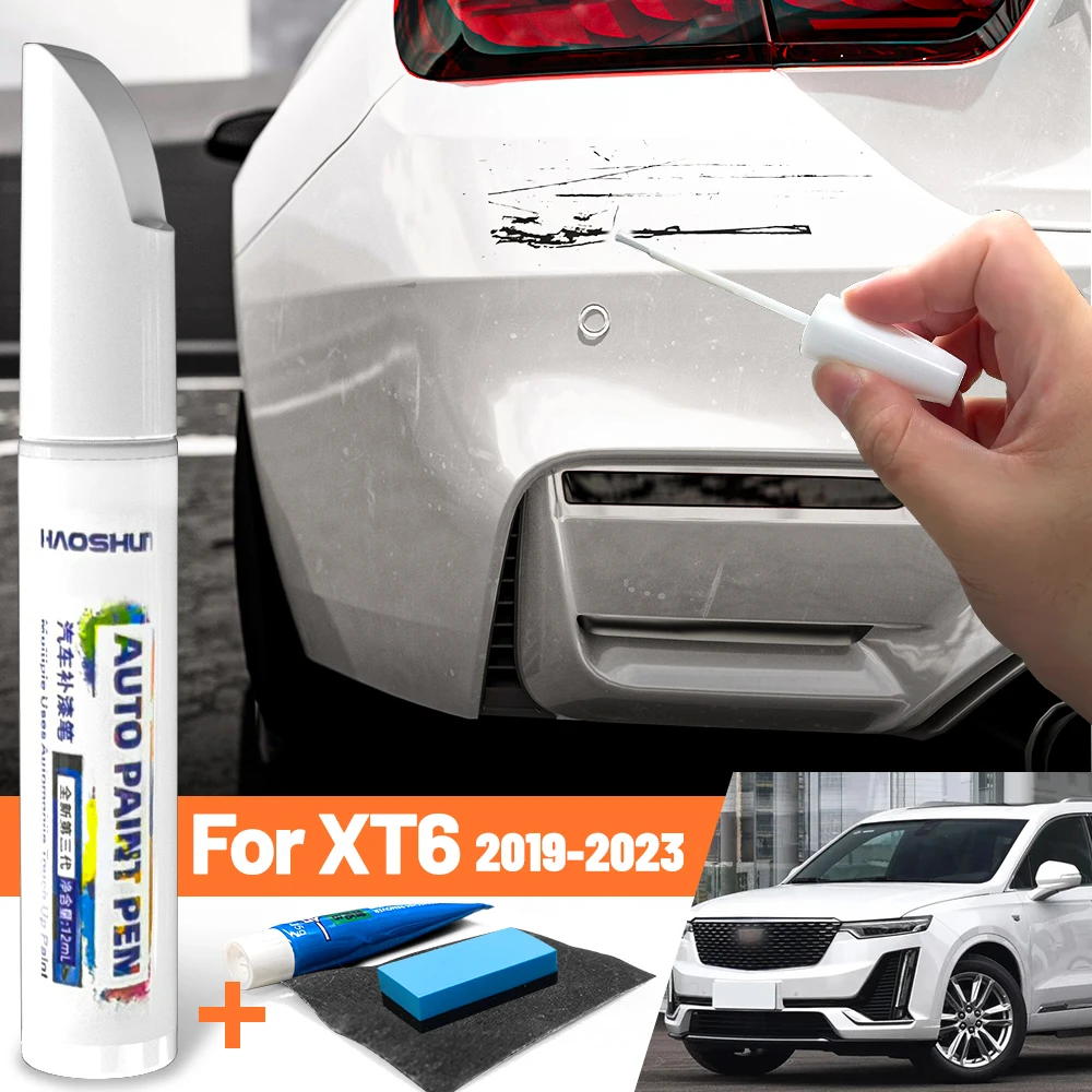 Car Paint Pen Paint Care Fixer Scratch Repair Wax Painting Scratch Remover Accessories For Cadillac XT6 2019-2023 2020 2021 2022