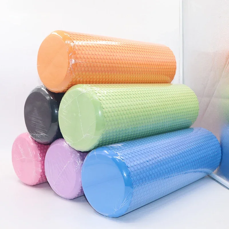 2026 New Mini Yoga Column Fitness Foam Yoga Roller EVA Soft Density Massage Roller For Exercise Physical Therapy