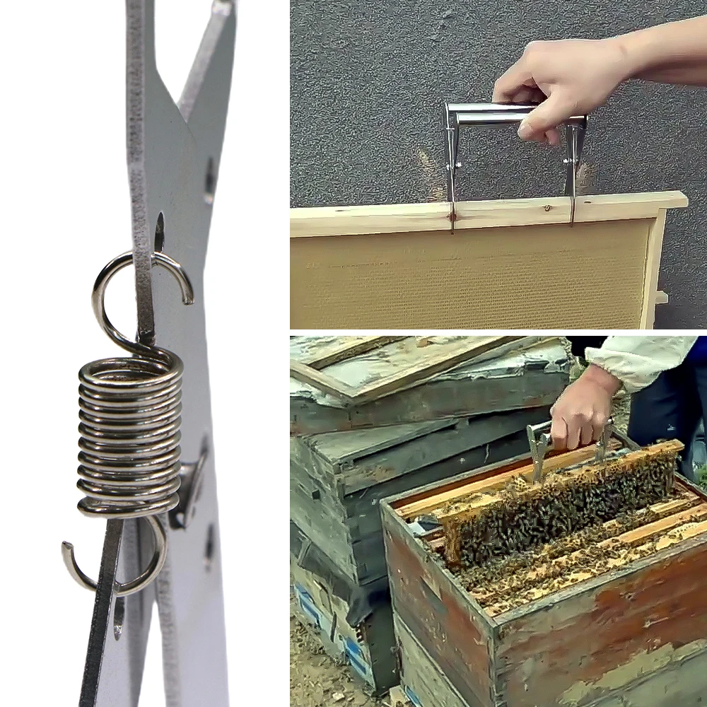 High Quality Stainless Steel Honeycomb Frame Bracket for Capture Frame Honeycomb Clamp Beekeeping Rquipment Honey Beekeeping Too