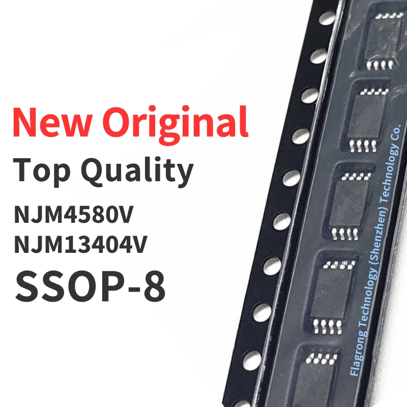 10 Pieces NJM4580V NJM13404V SSOP-8 Chip IC New Original