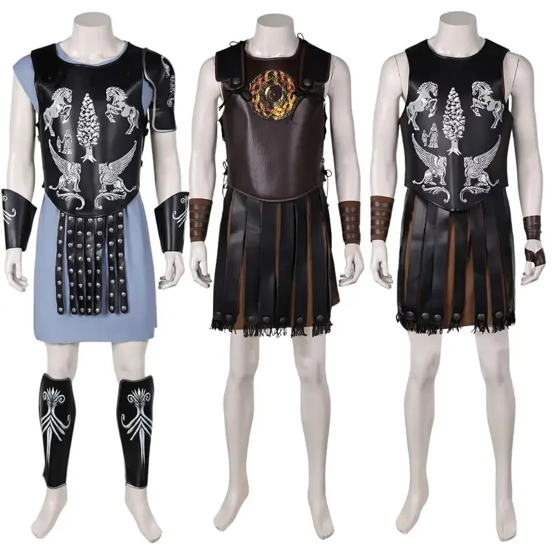 

Gladiator Costume Lucius Cosplay Fantasy Costumes for Men Knight Warrior Disguise Role-playing Outfit Halloween Carnival Clothes