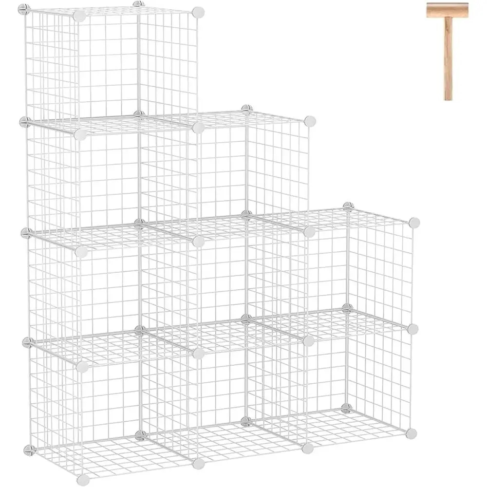 9-Cube Metal Wire S…