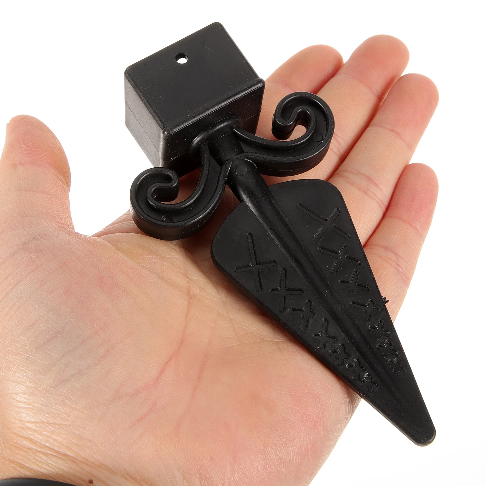 

10pcs Fence Post Finials Caps Plastic Cover for Yard Garden Fence Pickets Guardrail Column Decorative Outdoor Parts