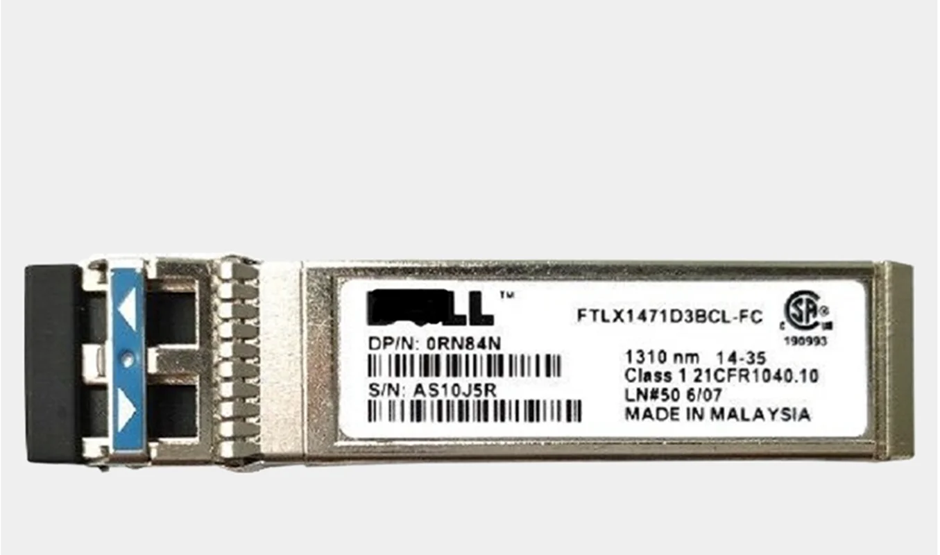 FTLX1471D3BCL-FC SFP-10G-LR 0RN84N 10GE 10km 1310nm SMF Transceiver module