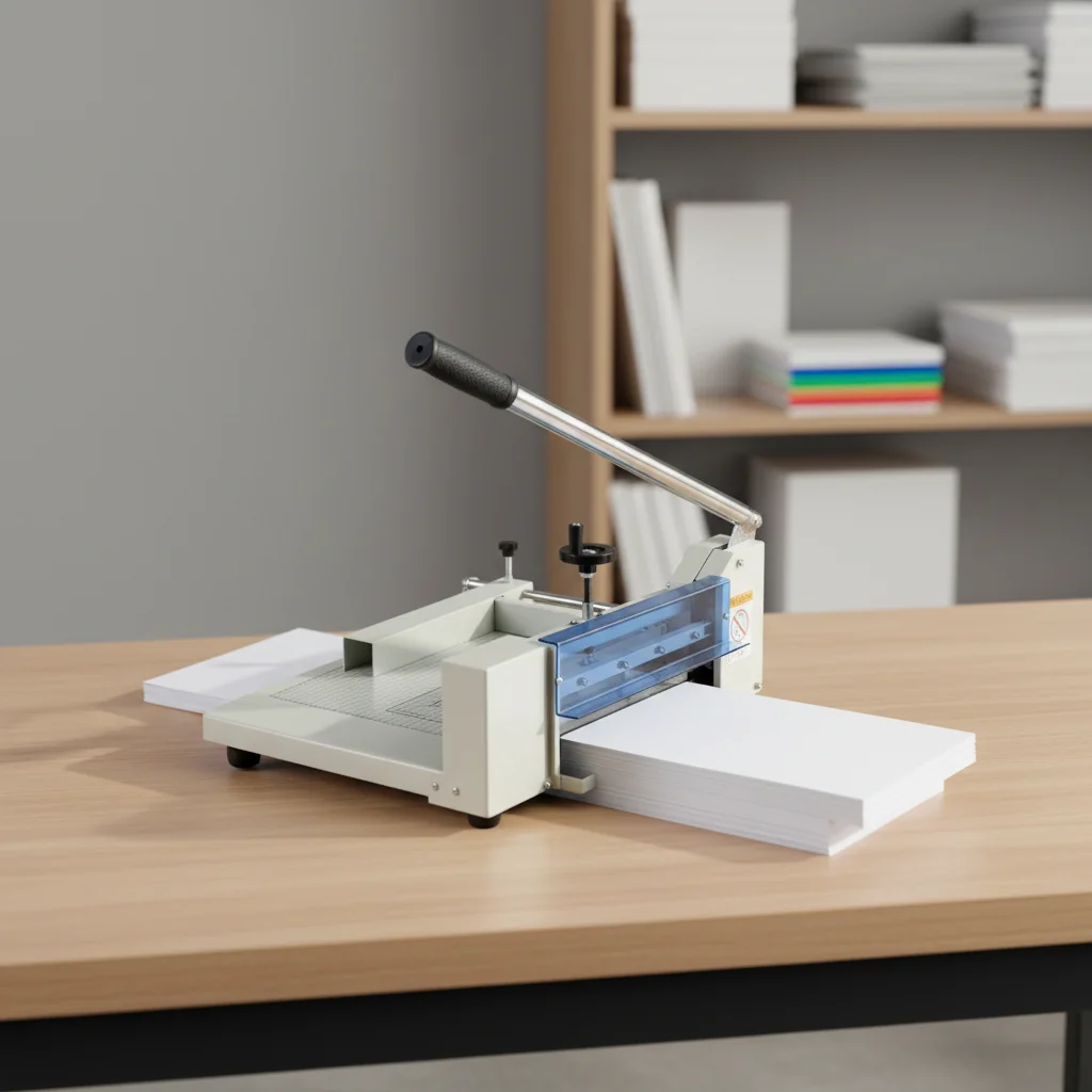 Manual A4 Guillotine Paper Cutter Trimmer 310mm Width 40mm Thickness For Office Home School Document Slicer