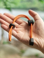 Outdoor Backpack Elastic Rope Fixed Buckle Camping Equipment Hiking Pole Fixing Tie Cord Rope External Buckle
