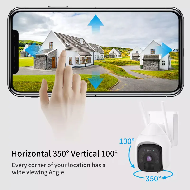2MP 1080P O-Kam APP Solar Power Full Color Wireless PTZ 4G Camera AI Humanoid Detection Home Security CCTV Baby Monitor