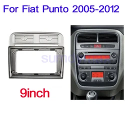 9 Cal Radio samochodowe Fascias dla FIAT Punto 2005-2012 Linea (323) Panel deski rozdzielczej ramki 2 Din DVD GPS Mp5 Android odtwarzacz zestaw do przycinania