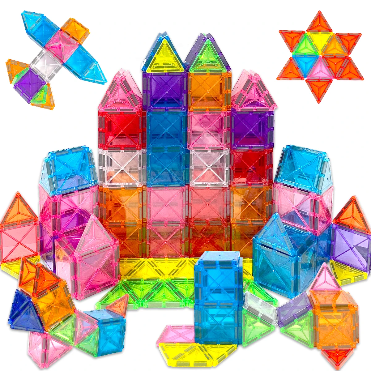 

Магнитные строительные блоки, 3D конструктор, игрушки, сделай сам, Монтессори, сенсорные развивающие игрушки для детей 3+, подарок на день рождения