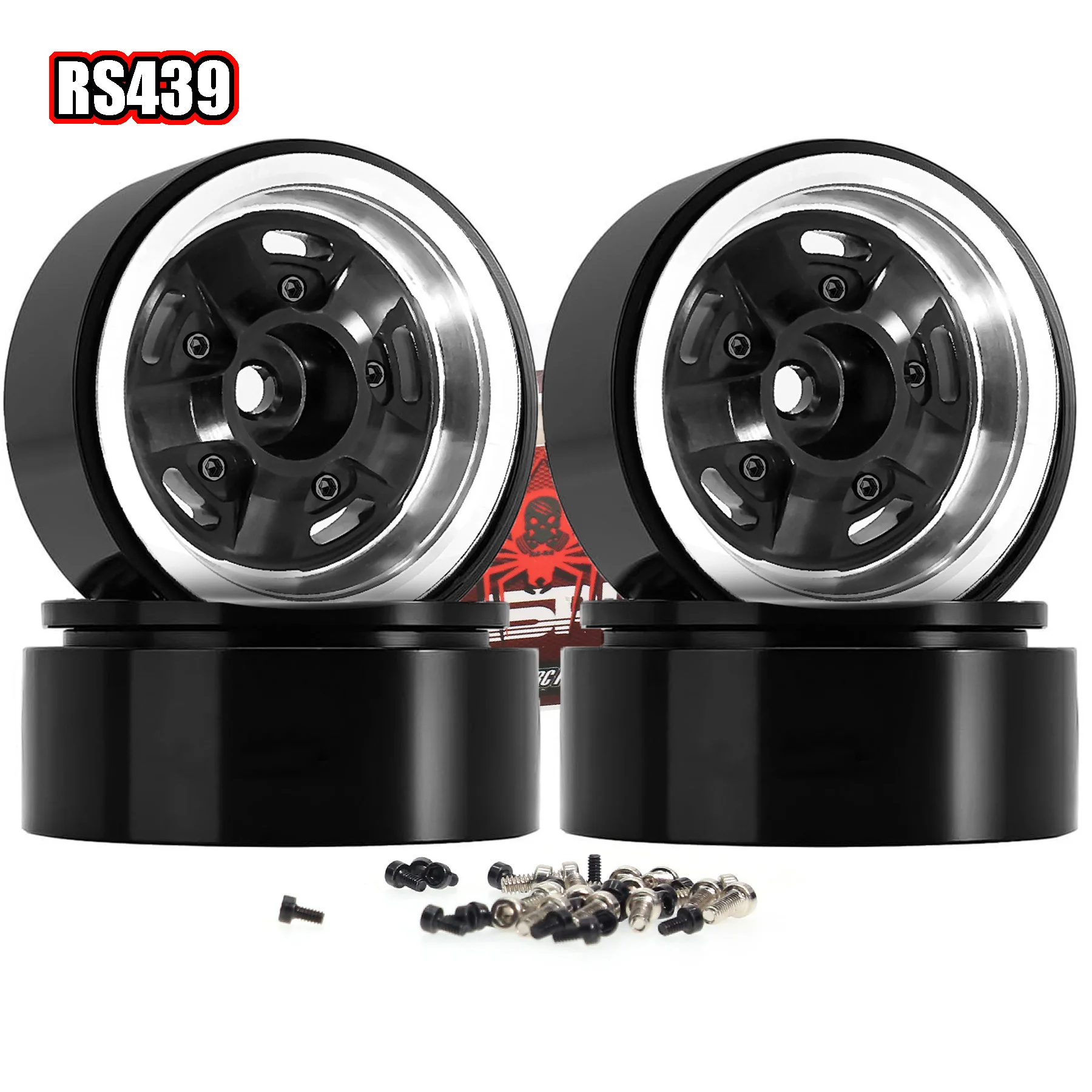 

RED SPIDER ModuWheel 1,3-дюймовые алюминиевые и алюминиевые колеса с бисером для радиоуправляемых гусеничных машин 1/18 1/24