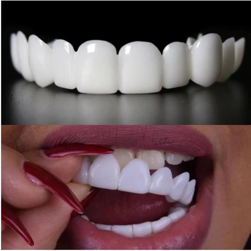 

New Arrival Upper Plus Lower Flex Whitening Fake Tooth Denture Veneer Braces High Cost Performance