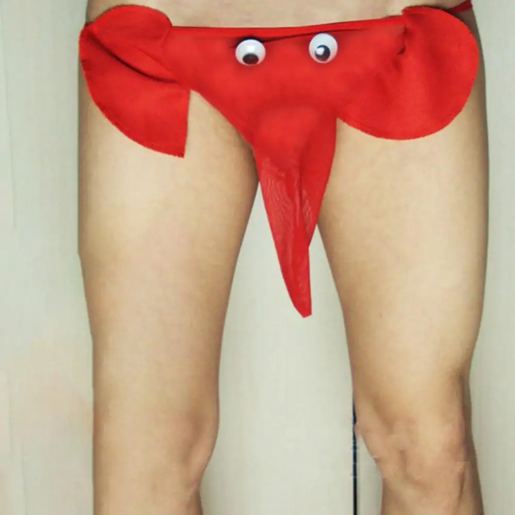 Briefs Chic Cartoon Club Men G String Strap Men Elephant Thong  Intimate Club Men Elephant Thong for Party