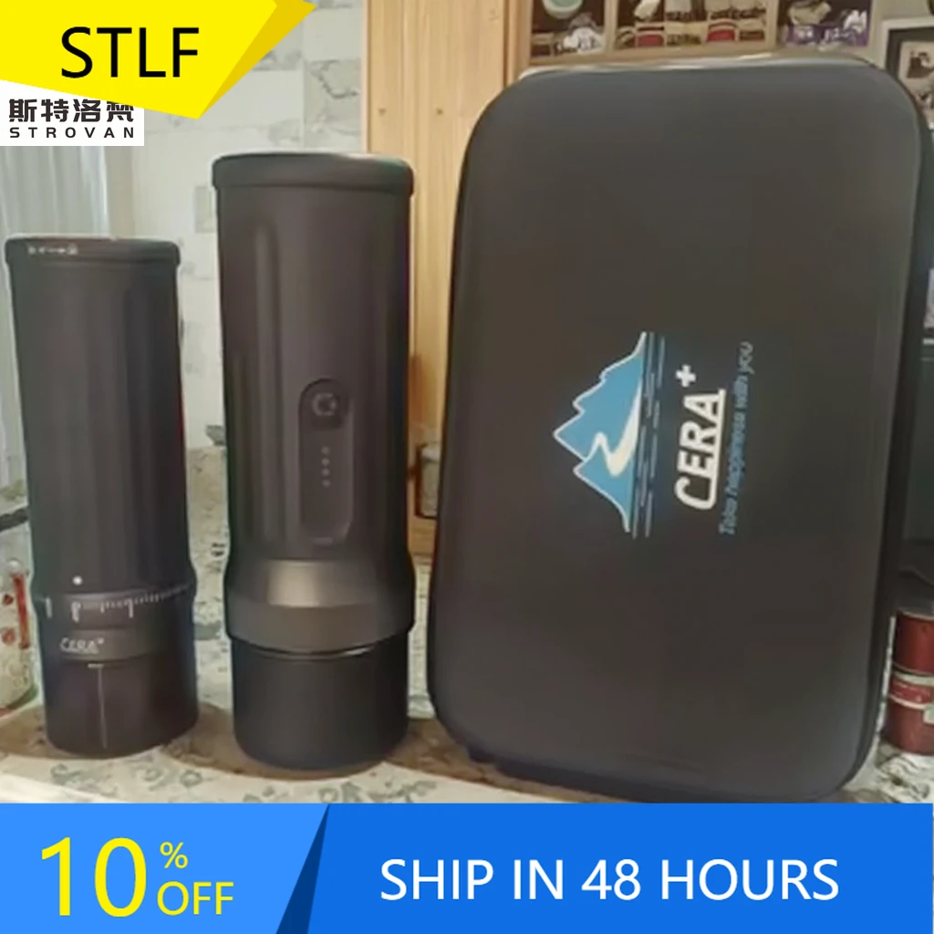 

STLF Portable Coffee Maker 18g-20g Ground Beans 58mm Basket 13500mAh Battery Wireless Heating Hotels Outdoor Car