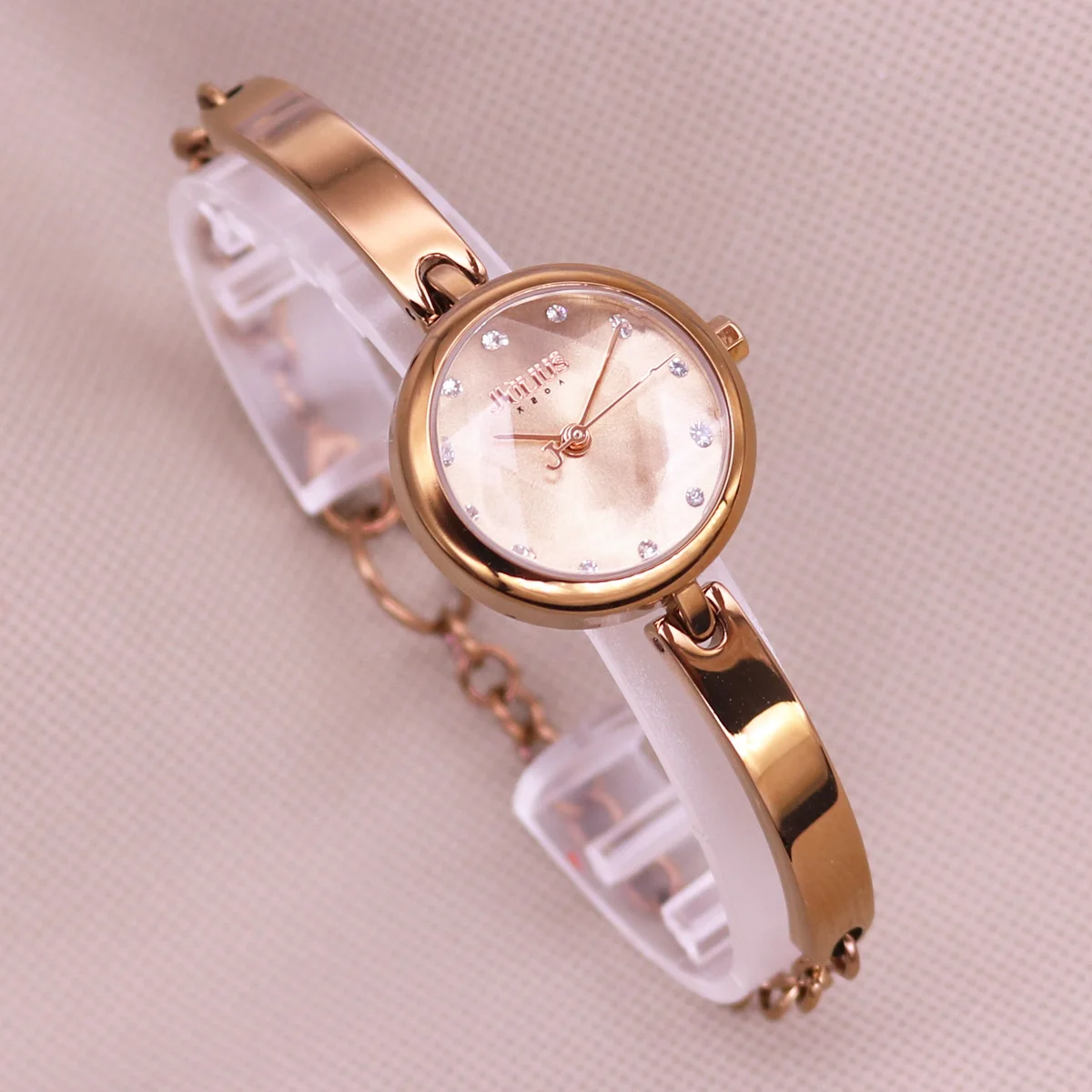 Small Bangle Julius Women's Watch Japan Quartz Hours Fine Fashion Cuff Chain Bracelet Girl's Christmas Gift Julius Box 1126