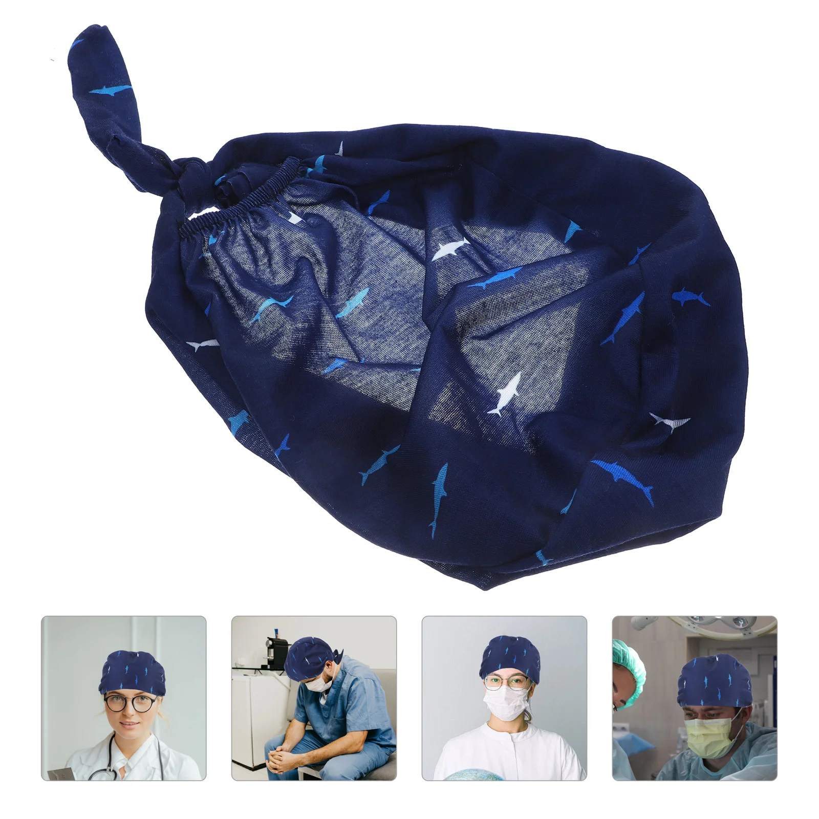 

Elasticity Men and Women Adjustable Pharmacy Hat Mens Scrubs Absorbent Sweat Cap