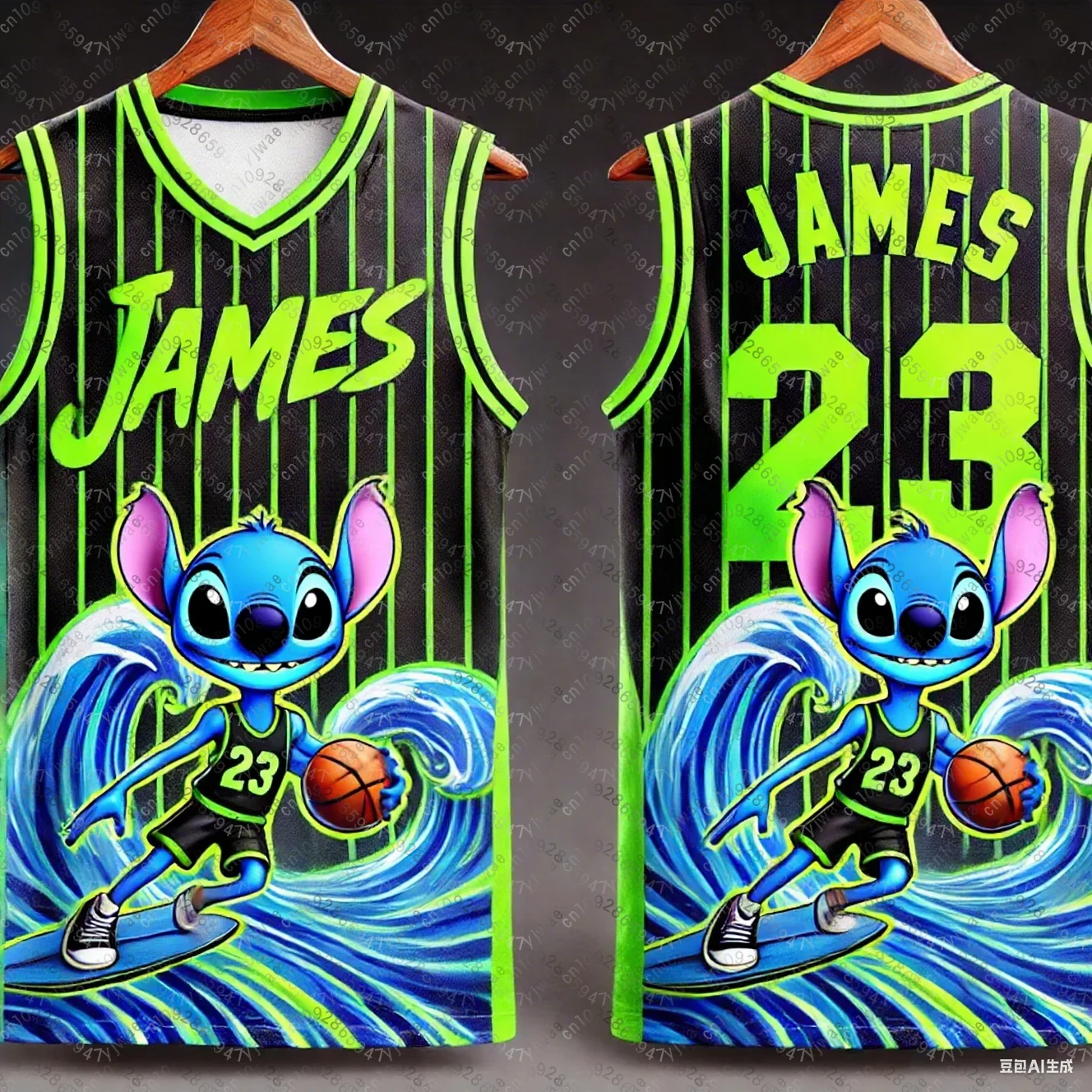 CHATGPT تصميم الأولاد الرجال ثلاثية الأبعاد المطبوعة تصفح الكرتون غرزة 23 جيمس المرأة الرياضة سترة دون أكمام كرة السلة تانك القمم