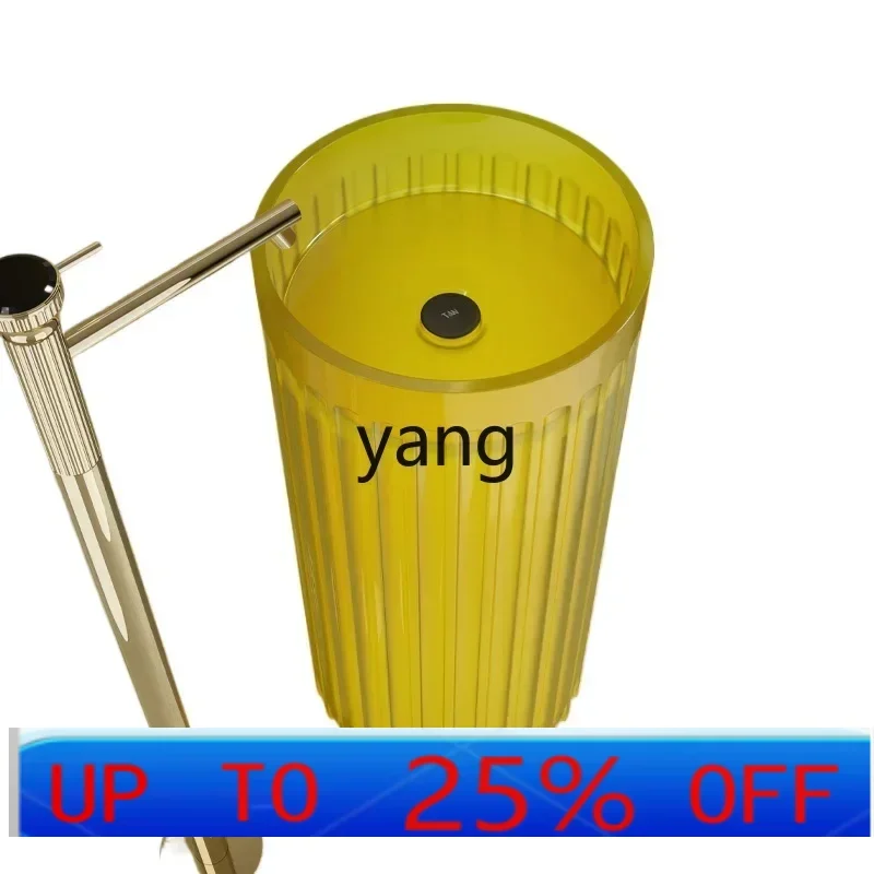 

LMM прозрачная смоляная раковина, бытовая цилиндрическая хрустальная колонна в вертикальную полоску