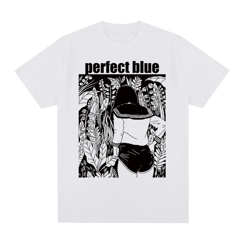 Perfect Blue Anime Girl Japanese Junji Ito Design Summer t-shirt Cotton Men T shirt New TEE TSHIRT Womens tops