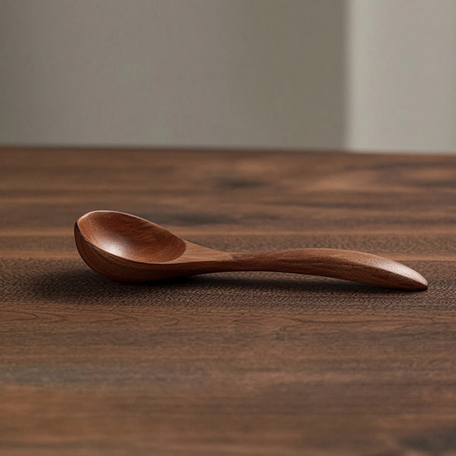 Wooden Spoon Polished Wooden Serving Spoon Spoons Hand-Carved Kitchen Utensils Smooth