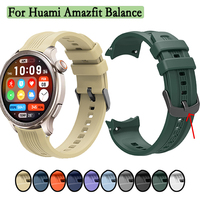 Strap For Huami Amazfit Balance High Quality Silicone Watchband Replacement Adjustable Wristband Sport Band Correa