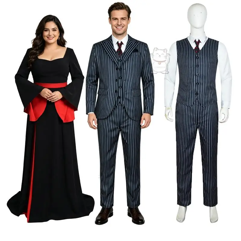 

TV imitator Gomez cosplay set Halloween carnival costume Easter dress fantasy performance costume hot selling