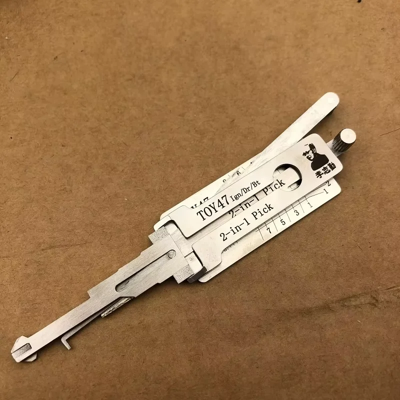 TOY47 LISHI 2in1 Für TOYOTA Decoder Autotüröffner Werkzeug Schlossöffner Werkzeug für Schlüsseldienste – Detail 3