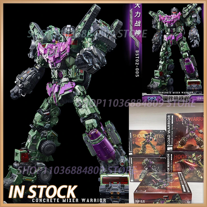 In Stock Original Dream Star Toys DST Devastator 6 in 1 Scavenger Scrapper Deformation Movability Model Toys DST02-001-006