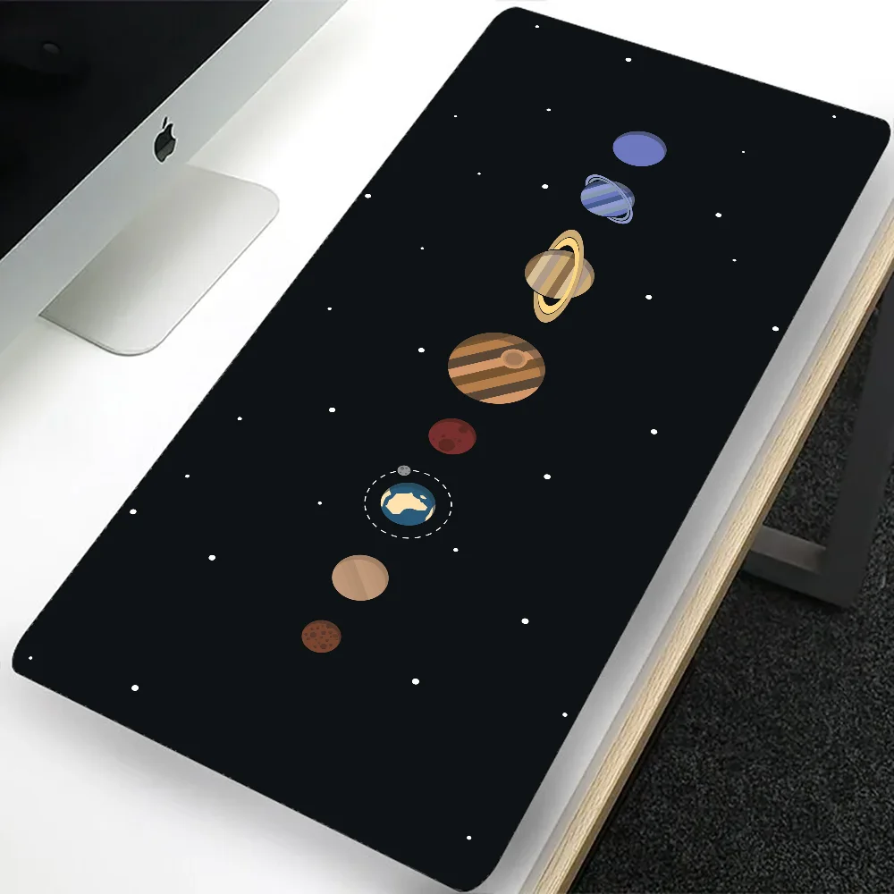 Universe Space Solar System Planet Large Gaming Mouse Pad Computer Mousepad PC Gamer Laptop Mouse Mat XXL Keyboard Mat Desk Pad